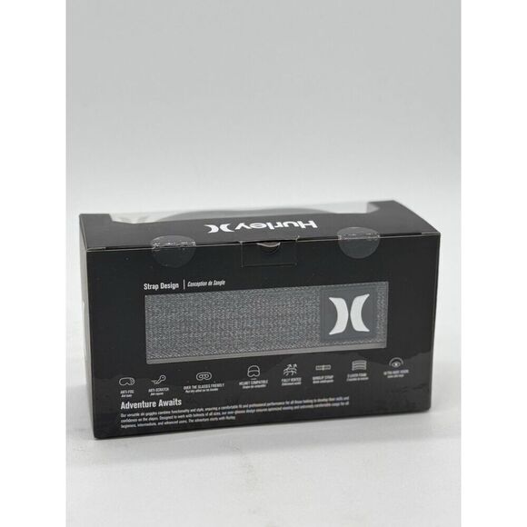 Hurley Soar Snow Goggles Spherical Light Grey Lenses Spherical Snowboarding NEW - Picture 3 of 6